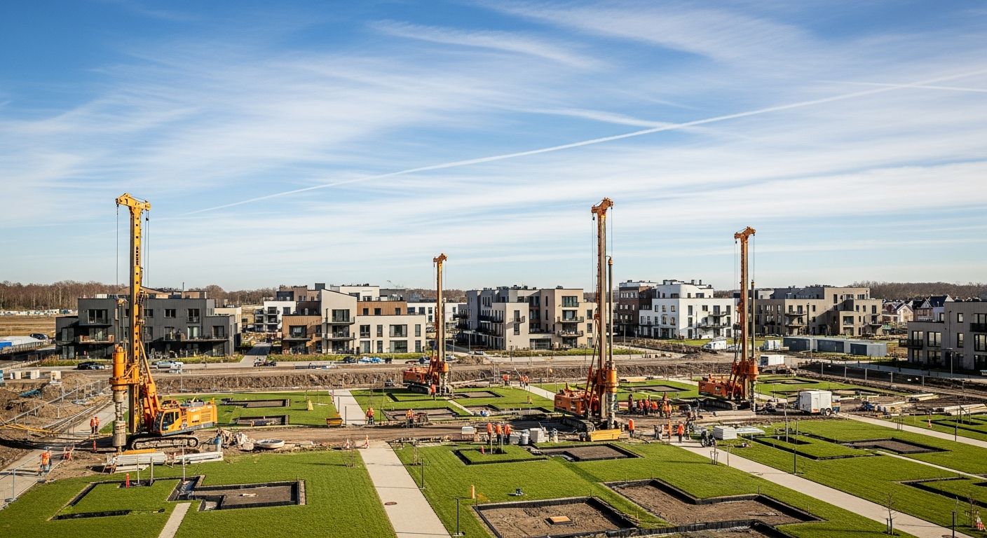 Geothermal borehole installation